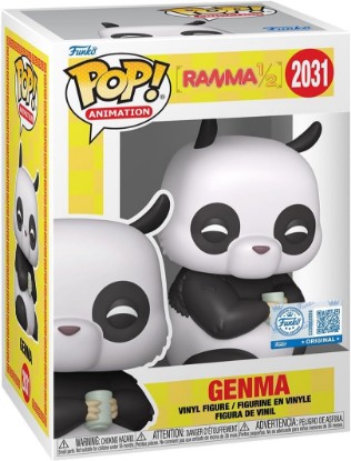 Picture of Funko POP! Animation: Ranma 1/2 - Genma (Panda) - Amazon Exclusive | Official Anime Merch - Collectable Vinyl Figurine for Shelf Display - Birthday Gift Idea for Fans and Collectors