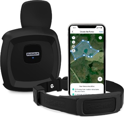 Picture of PetSafe Guardian GPS Dog Fence, 3/4 Acre+ | No Subscription, Tone, Vibration, or Static, up to 5-Day Battery, Installs in 1 Hour, Dogs 25 lbs + with, Neck 13-28 in