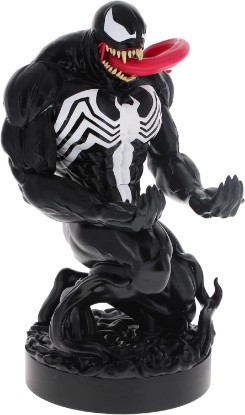 Picture of Exquisite Gaming Marvel Venom Cable Guys PS5 Controller Holder Figure, Phone Stand, Device Organizer | 8 Inch PVC Statue for PS5 and Xbox Controllers, Desktop Device Organizer and Gaming Accessory for Marvel Fans