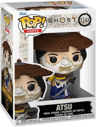Picture of Funko POP! Games: Ghost of Yotei - Atsu | Official Merch - Collectable Vinyl Figurine for Shelf Display - Birthday Gift Idea for Fans and Collectors