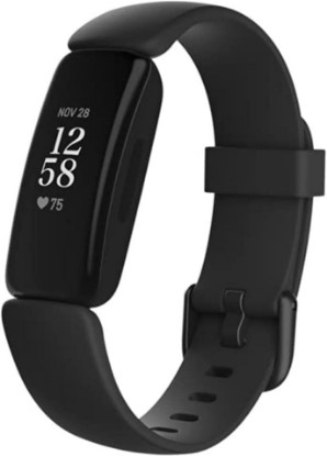 Picture of Fitbit Inspire 2 Health & Fitness Tracker with a Free 1-Year Fitbit Premium Trial, 24/7 Heart Rate, Black/Black, One Size (S & L Bands Included)