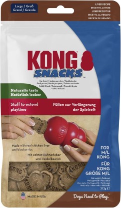 Picture of KONG Snacks - All Natural Dog Treats Classic Rubber Toys - Liver Flavor for Large Dogs (11 Ounce)