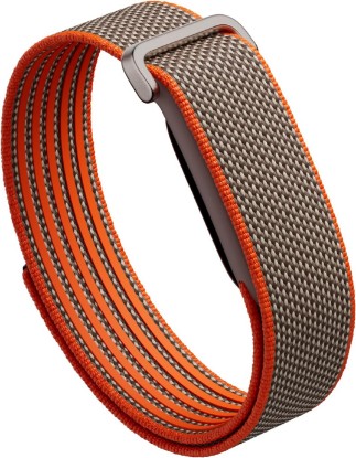 Picture of Google Fitbit Air Special Edition Stephen Curry - Screenless Tracker - Rye | Fitness, heart rate, & sleep tracking, personalized AI-powered coaching, up to 7 days’ battery life, works with iOS & Android