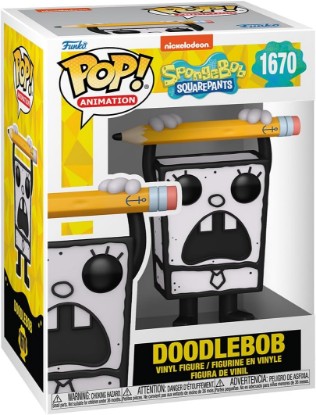Picture of Funko POP! TV: Spongebob Squarepants 25th - DoodleBob | Official Cartoon/Animation Merch - Collectable Vinyl Figurine for Shelf Display - Birthday Gift Idea for Fans and Collectors