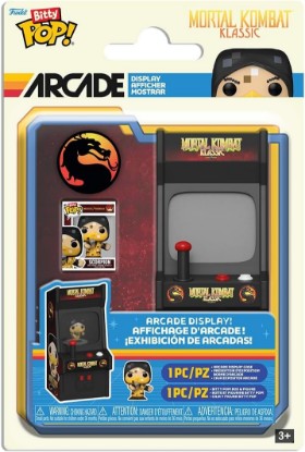 Picture of Funko Pop! Bitty Arcade Cabinet: Mortal Kombat - Scorpion - Collectable Vinyl Figure - Gift Idea - Official Merchandise - Toys for Kids & Adults - Video Game Fans - Figure for Collectors and Display