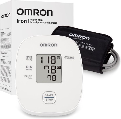 Picture of Omron Iron Blood Pressure Monitor & Upper Arm Blood Pressure Cuff | For Home Use - #1 Doctor & Pharmacist Recommended Brand - Clinically Validated