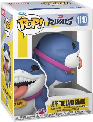 Picture of Funko Pop! Games: Marvel Rivals - Jeff the Land Shark - Collectable Vinyl Figure - Gift Idea - Official Merchandise - Toys for Kids & Adults - Video Games Fans