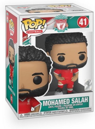Picture of Epic Collectibles Football Soccer - Mohamed Salah Liverpool Vinyl Figure | Bundled with Box Protector Compatible for Funko