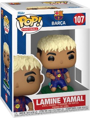 Picture of Funko Pop! Football: Barcelona - Lamine Yamal - Collectable Vinyl Figure - Gift Idea - Official Merchandise - Toys for Kids & Adults - Sports Fans - Model Figure for Collectors and Display