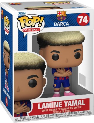 Picture of Funko POP! Football: Barcelona FC - Lamine Yamal | Official Sports Merch - Collectable Vinyl Figurine for Shelf Display - Birthday Gift Idea for Fans and Collectors