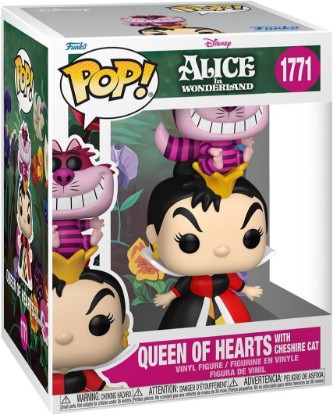 Picture of Funko Pop! Premium: Alice in Wonderland Classic - Queen of Hearts with Cheshire Cat - Collectable Vinyl Figure - Gift Idea - Official Merchandise - Toys for Kids & Adults - Cartoon/Animation Fans