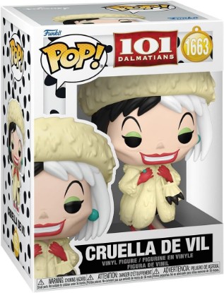 Picture of Funko Pop! Disney: 101 Dalmatians - Cruella De Vil - 1/6 Odds for Rare Chase Variant - Collectable Vinyl Figure - Gift Idea - Official Merchandise - Toys for Kids & Adults - Disney Fans