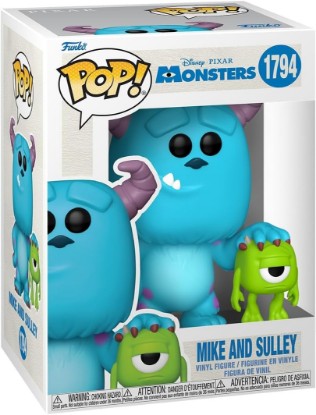 Picture of Funko POP! Disney Pixar: Monsters Inc - Mike with Sully | Official Merch - Collectable Vinyl Figurine for Shelf Display - Birthday Gift Idea for Fans and Collectors