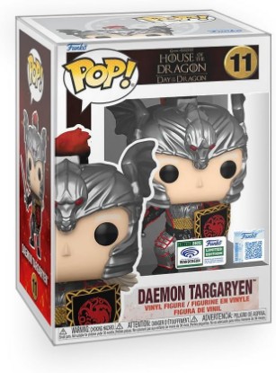 Picture of Epic Collectibles Pop House of The Dragon - Daemon Targaryen Vinyl Figure | Official Wonder Con 2025 Sticker Limited Edition Exclusive Bundled with Box Protector Compatible for Funko