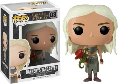 Picture of Funko POP Game of Thrones: Daenerys Targaryen Vinyl Figure (Colors May Vary), Gray