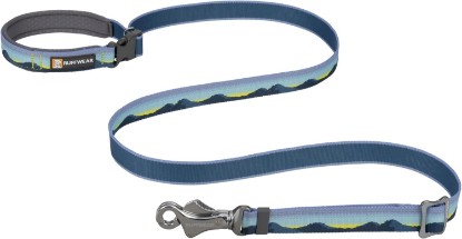 Picture of Ruffwear Crag EX Dog Leash, Adjustable 3.5-6 ft Lead, Alpine Dawn | Strong & Secure Swiveling Talon Clip, Padded Handle, Hands‑Free or Waist‑Worn Option, Reflective Webbing with Accessory Loop