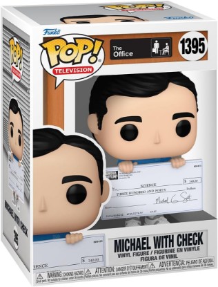 Picture of Funko Pop! TV: The Office - Michael Scott with Check - Collectable Vinyl Figure - Gift Idea - Official Merchandise - for Kids & Adults - TV Fans - Model Figure for Collectors and Display