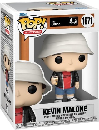 Picture of Funko POP! TV: The Office - Kevin Malone | Official Comedy Merch - Collectable Vinyl Figurine for Shelf Display - Birthday Gift Idea for Fans and Collectors