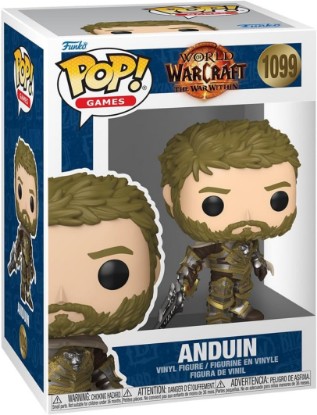 Picture of Funko POP! Games: World of Warcraft - The War Within - Anduin Wrynn | Official Video Games Merch - Collectable Vinyl Figurine for Shelf Display - Birthday Gift Idea for Fans and Collectors
