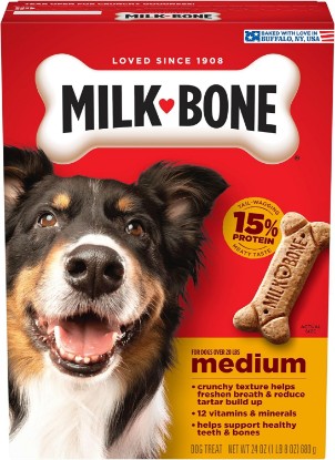 Picture of Milk-Bone Original Biscuits Medium Dog Treats, 24 Oz.