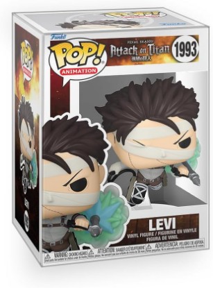 Picture of Epic Collectibles Pop Attack on Titan - Levi with Bandages Vinyl Figure | Bundled with Box Protector Compatible for Funko