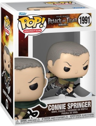 Picture of Funko POP! Animation: Attack on Titan - Connie Springer | Official Anime Merch - Collectable Vinyl Figurine for Shelf Display - Birthday Gift Idea for Fans and Collectors