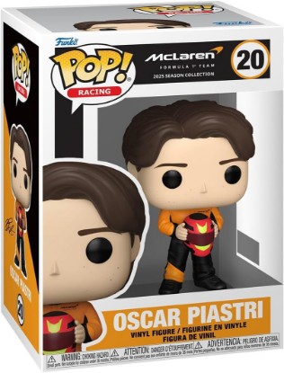 Picture of Funko Pop! Racing: McLaren - Oscar Piastri - McLaren Racing | Collectable Vinyl Figure, Gift Idea, Official Merchandise, Toys for Kids & Adults, Sports Fans, Model Figure for Collectors