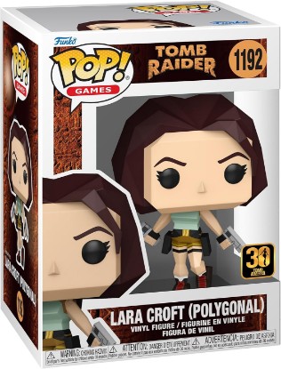 Picture of Funko POP! Games: Tomb Raider - Lara Croft (Polygon) | Official Merch - Collectable Vinyl Figurine for Shelf Display - Birthday Gift Idea for Fans and Collectors