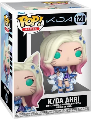 Picture of Funko POP! Games: League of Legends - K/DA Ahri | Official Merch - Collectable Vinyl Figurine for Shelf Display - Birthday Gift Idea for Fans and Collectors