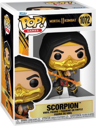 Picture of Funko POP! Games: Mortal Kombat 11 - Scorpion | Official Video Games Merch - Collectable Vinyl Figurine for Shelf Display - Birthday Gift Idea for Fans and Collectors