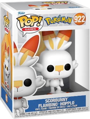 Picture of Funko POP! Games: Pokemon - Scorbunny - Collectable Vinyl Figure - Gift Idea - Official Merchandise - Toys for Kids & Adults - Video Games Fans - Model Figure for Collectors and Display