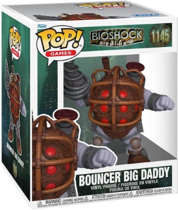 Picture of Funko POP! Super: Bioshock - Bouncer Big Daddy | Official Merch - Collectable Vinyl Figurine for Shelf Display - Birthday Gift Idea for Fans and Collectors