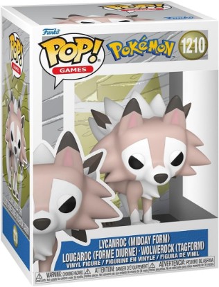 Picture of Funko Pop! Games: Pokemon - Lycanroc (Midday Form) - Collectable Vinyl Figure - Gift Idea - Official Merchandise - Toys for Kids & Adults - Video Games Fans - Model Figure for Collectors