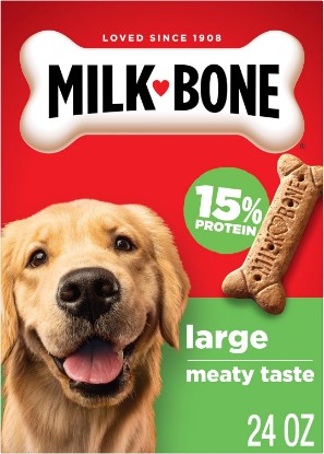 Picture of Milk-Bone Original Biscuits Large Dog Treats, 24 Oz.