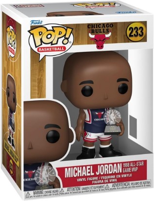 Picture of Funko Pop! NBA: Bulls - Michael Jordan - 1998 All-Star Game MVP - Collectable Vinyl Figure - Gift Idea - Official Merchandise - Toys for Kids & Adults - Sports Fans - Figure for Collectors and Display