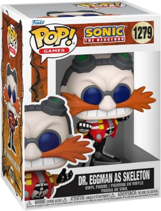 Picture of Funko Pop! Games: Sonic the Hedgehog - Dr. Eggman As Skeleton - Modern Sonic - Collectable Vinyl Figure - Gift Idea - Official Merchandise - Toys for Kids & Adults - Video Games Fans