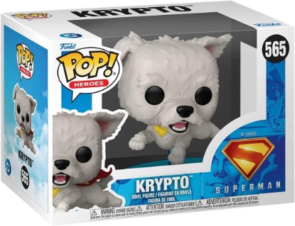 Picture of Funko POP! Movies: DC Superman - Krypto | Official Superheroes Merch - Collectable Vinyl Figurine for Shelf Display - Birthday Gift Idea for Fans and Collectors