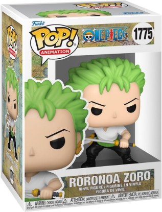 Picture of Funko POP! Animation: One Piece - Zoro - 1 in 6 Chance of Rare Chase | Official Anime Merch - Collectable Vinyl Figurine for Shelf Display - Birthday Gift Idea for Fans and Collectors