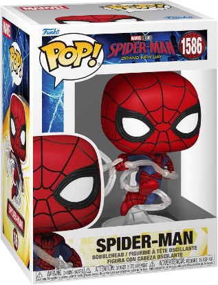 Picture of Funko POP! Marvel: Spider-Man Brand New Day- Spider-Man | Official Merch - Collectable Vinyl Figurine for Shelf Display - Birthday Gift Idea for Fans and Collectors