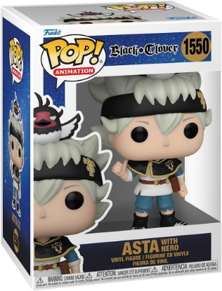 Picture of Funko POP! Animation: Black Clover - Asta with Nero | Official Anime Merch - Collectable Vinyl Figurine for Shelf Display - Birthday Gift Idea for Fans and Collectors