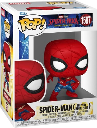 Picture of Funko POP! Marvel: Spider-Man Brand New Day - Spider-Man (No Way Home) | Official Merch - Collectable Vinyl Figurine for Shelf Display - Birthday Gift Idea for Fans and Collectors