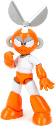 Picture of Jada Mega Man 4" Cut Man - 1:12 Scale Action Figure, Wave 2 – Over 15 Points of Articulation, Alternate Hands & Head, Rolling Cutter Accessory