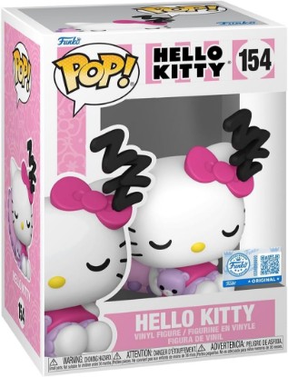 Picture of Funko Pop! Sanrio: Hello Kitty - Sleeping - Amazon Exclusive - Collectable Vinyl Figure - Gift Idea - Official Merchandise - Toys for Kids & Adults - Anime Fans - for Collectors & Display