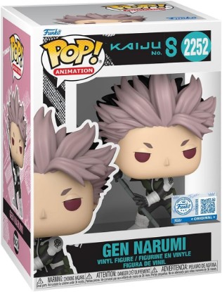 Picture of Funko POP! Animation: Kaiju No. 8 - Gen Narumi - Amazon Exclusive | Official Merch - Collectable Vinyl Figurine for Shelf Display - Birthday Gift Idea for Fans and Collectors