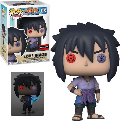 Picture of Funko Naruto Shippuden Sasuke Uchiha (Rinnegan) Pop Figure (AAA Anime Exclusive)