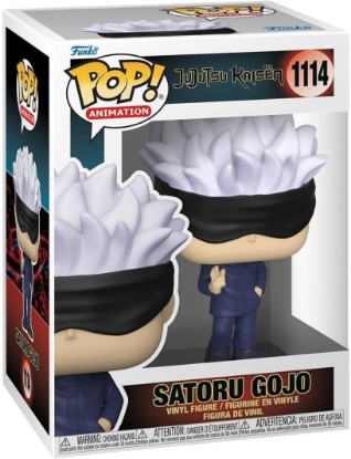 Picture of Funko POP! Animation: Jujutsu Kaisen (JJK) - Gojo | Official Anime Merch - Collectable Vinyl Figurine for Shelf Display - Birthday Gift Idea for Fans and Collectors