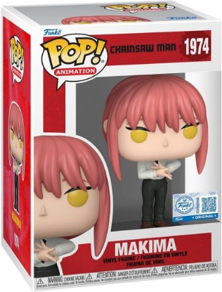 Picture of Funko POP! Animation: Chainsaw Man - Makima (Hands) - Amazon Exclusive | Official Anime Merch - Collectable Vinyl Figurine for Shelf Display - Birthday Gift Idea for Fans and Collectors