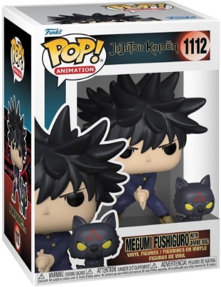 Picture of Funko POP! & Buddy: Jujutsu Kaisen (JJK) - Megumi Fushiguro with Dogs | Official Anime Merch - Collectable Vinyl Figurine for Shelf Display - Birthday Gift Idea for Fans and Collectors