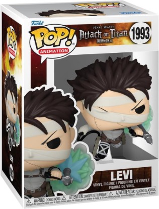 Picture of Funko POP! Animation: Attack on Titan - Levi | Official Anime Merch - Collectable Vinyl Figurine for Shelf Display - Birthday Gift Idea for Fans and Collectors