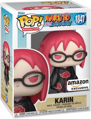 Picture of Funko POP! Animation: Naruto Shippuden - Karin - Amazon Exclusive | Official Anime Merch - Collectable Vinyl Figurine for Shelf Display - Birthday Gift Idea for Fans and Collectors
